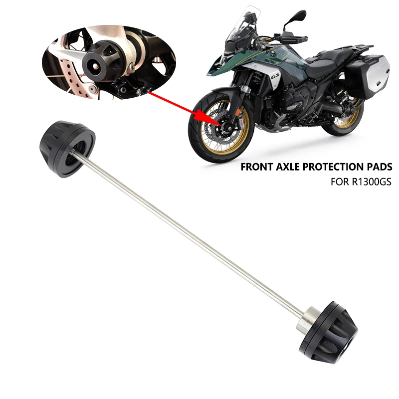 Motorcycle Front Wheel Axle Fork Crash Slider Protector For BMW R1300GS R 1300 GS  ADV R1300 GS 2023 2024 Accessories