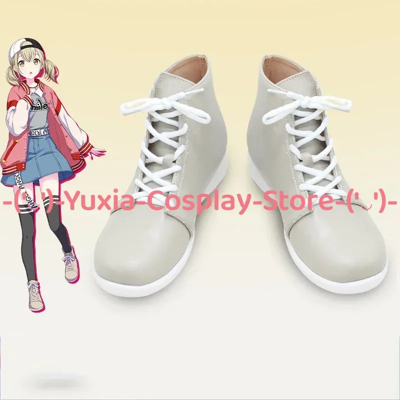 Yuxiacosplay! Project Sekai Azusawa Kohane Cosplay Shoes Anime Character Prop PU Leather Boots Halloween Carnival Party Costume