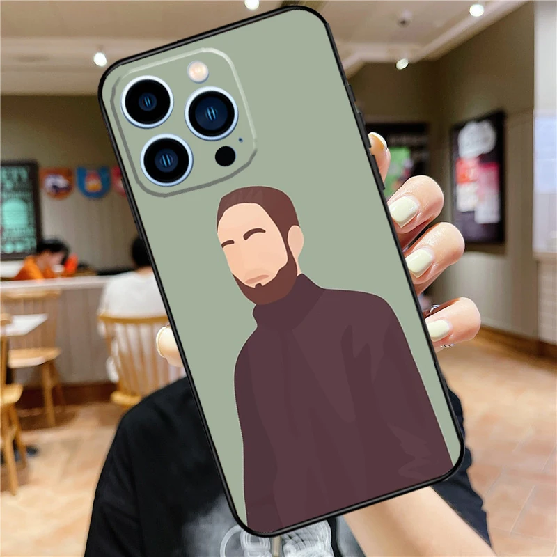 Robert Pattinson Standing Phone Case For iPhone 11 12 13 14 16 15 Pro Max Mini XS X XR 7 8 Plus Soft Cover Shell