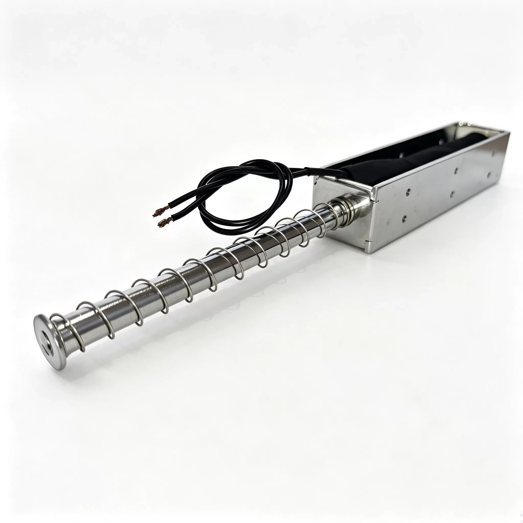 Long travel push-pull electromagnet with high thrust stroke of 130MM-140MM DC24V traction with high thrust