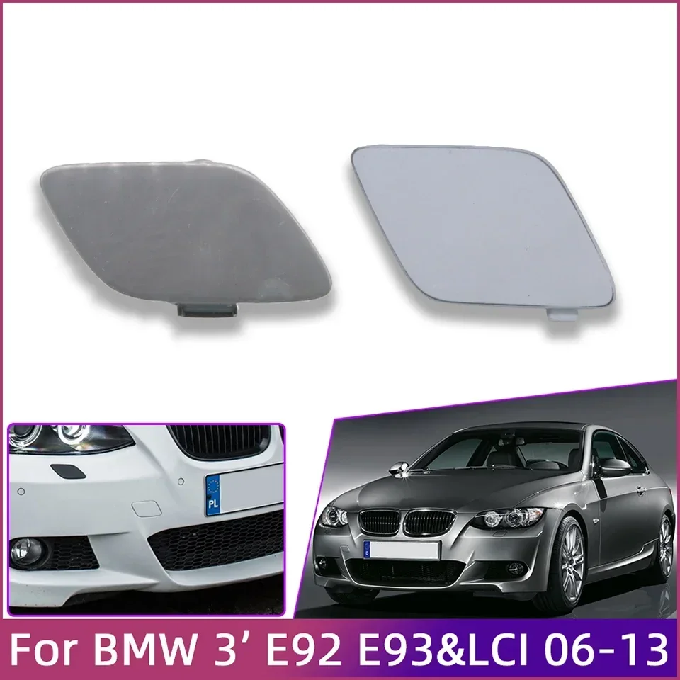 

Front Bumper Towing Hook Cover Cap For BMW 3 Series E92 E93 LCI M-Sport 06-13 Hauling Trailer Shell Bumper Decoration Painted