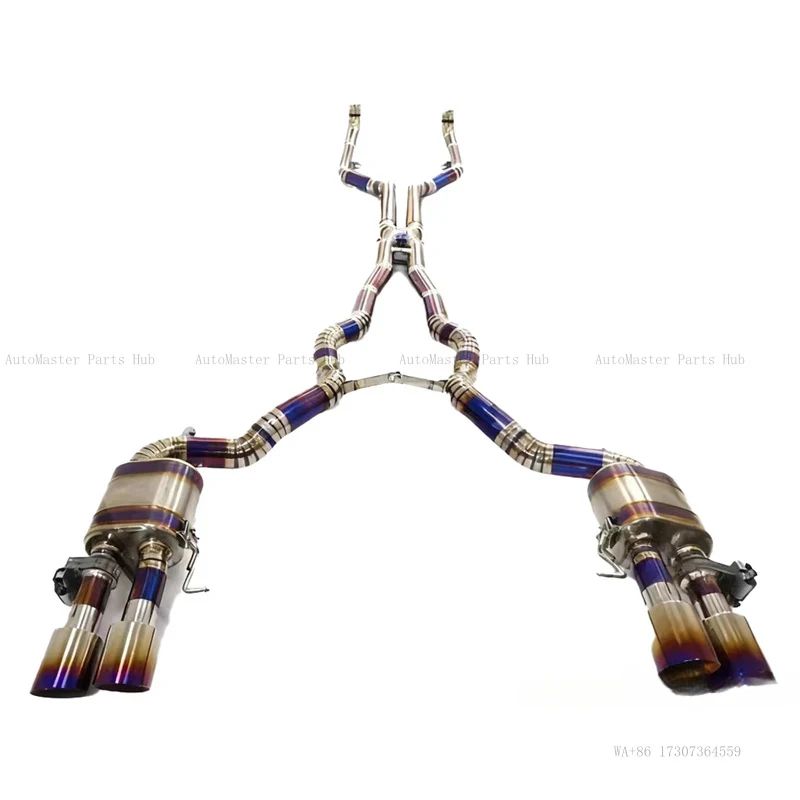 

High-Performance Titanium Valvetronic Catback Exhaust System Fitting for M6 F06 F12 F13 Models