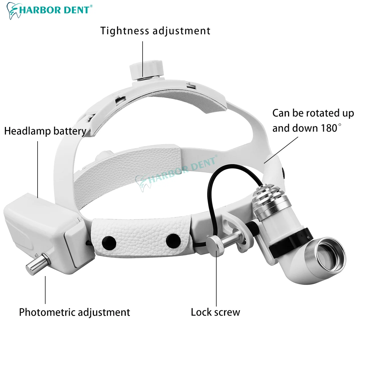 Dental 5W LED Head Light Lamp for  Lab Medical Brightness Spot Adjustable Dentistry Lab Headlamp Surgical Headlight