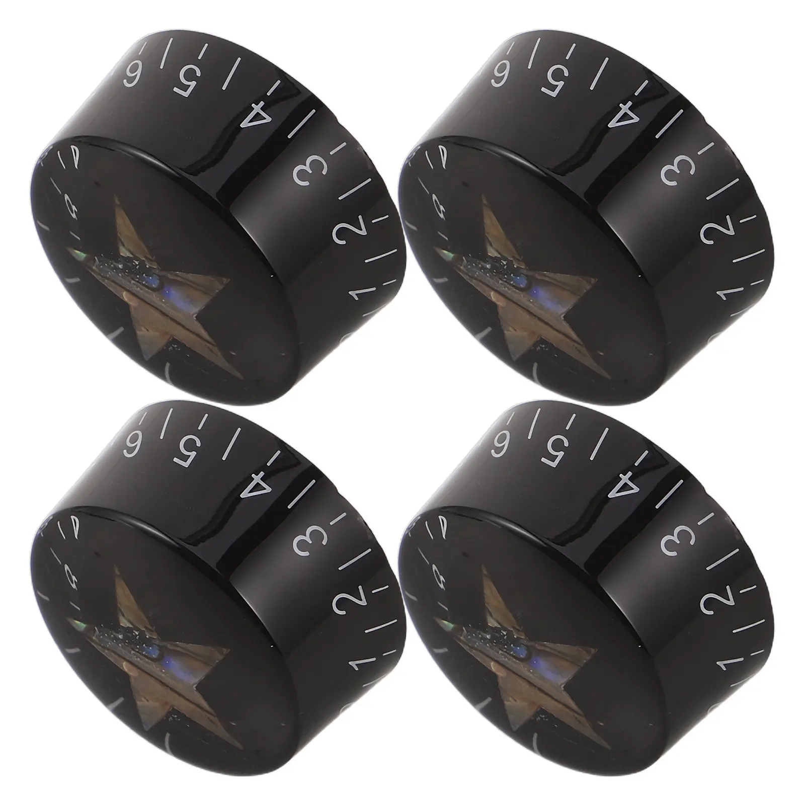 4Pcs Black Rubber V…