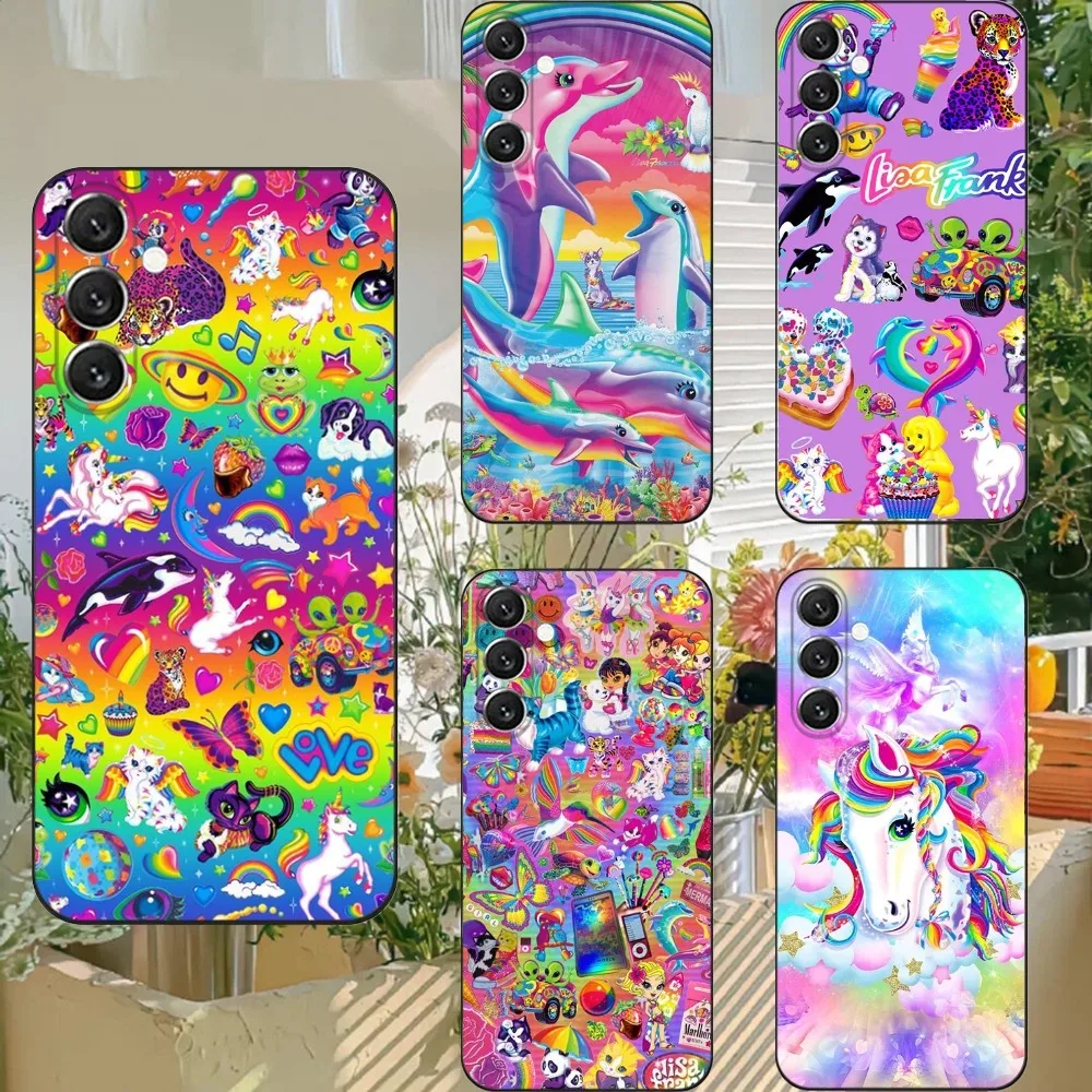 L-Lisa Frank Art  Phone Case For Samsung S21,S22 Ultra,S20,S30 plus,S22 plus,S23,S30 ultra 5G Silicone Cover