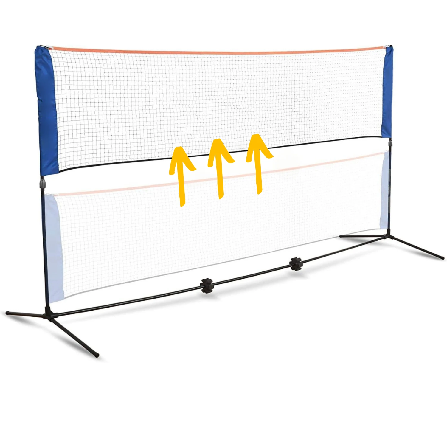 الجملة طوي عالية ومنخفضة شبكة كرة الريشة قابل للتعديل تنس صافي الرياضة في الهواء الطلق طول اختياري