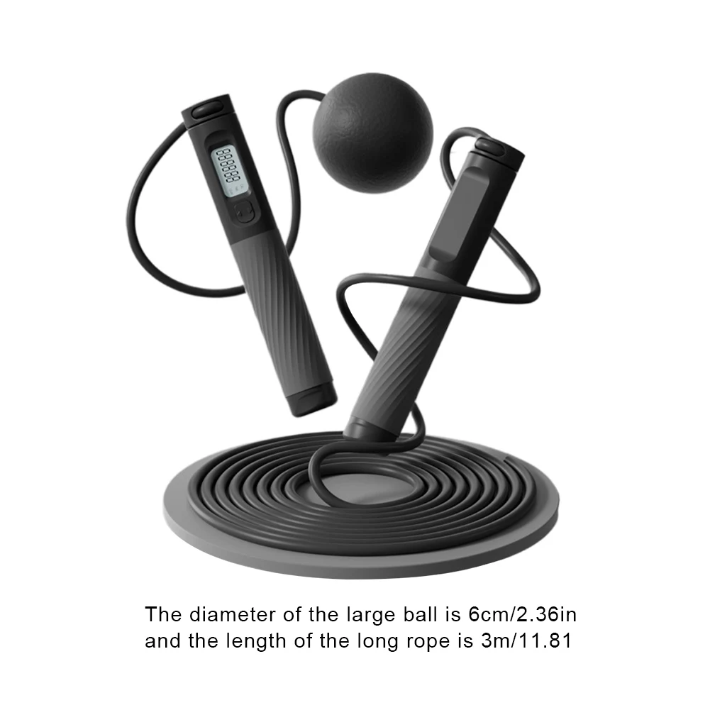 Cordless Jump Rope Non Slip Smart Ball Jump Rope Portable Digital Fitness Jump Rope Multifunction for Indoor Outdoor 6 Cordless Jump Rope Non Slip Smart Ball Jump Rope Portable Digital Fitness Jump Rope Multifunction for Indoor Outdoor 6