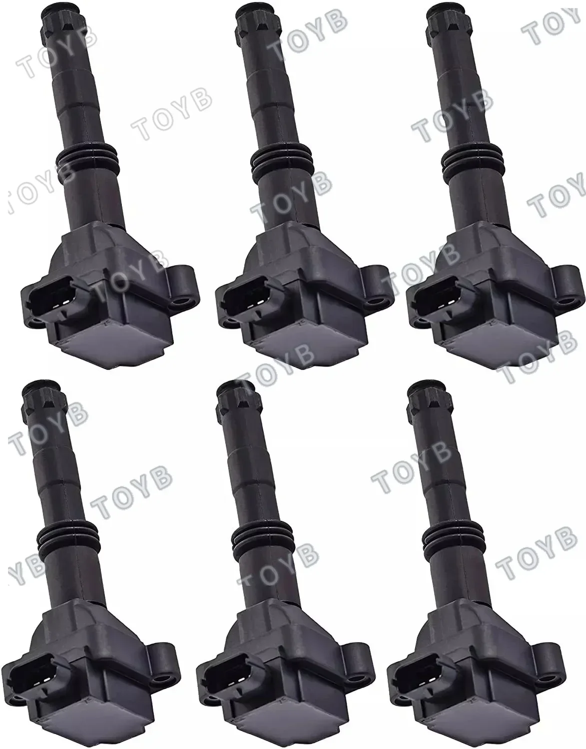 6pcs High Quality Ignition Coil For Porsche 911 1999-2012 Boxster 1997-2008 Cayman 2006-2008 99760210700 90660210101 UF346