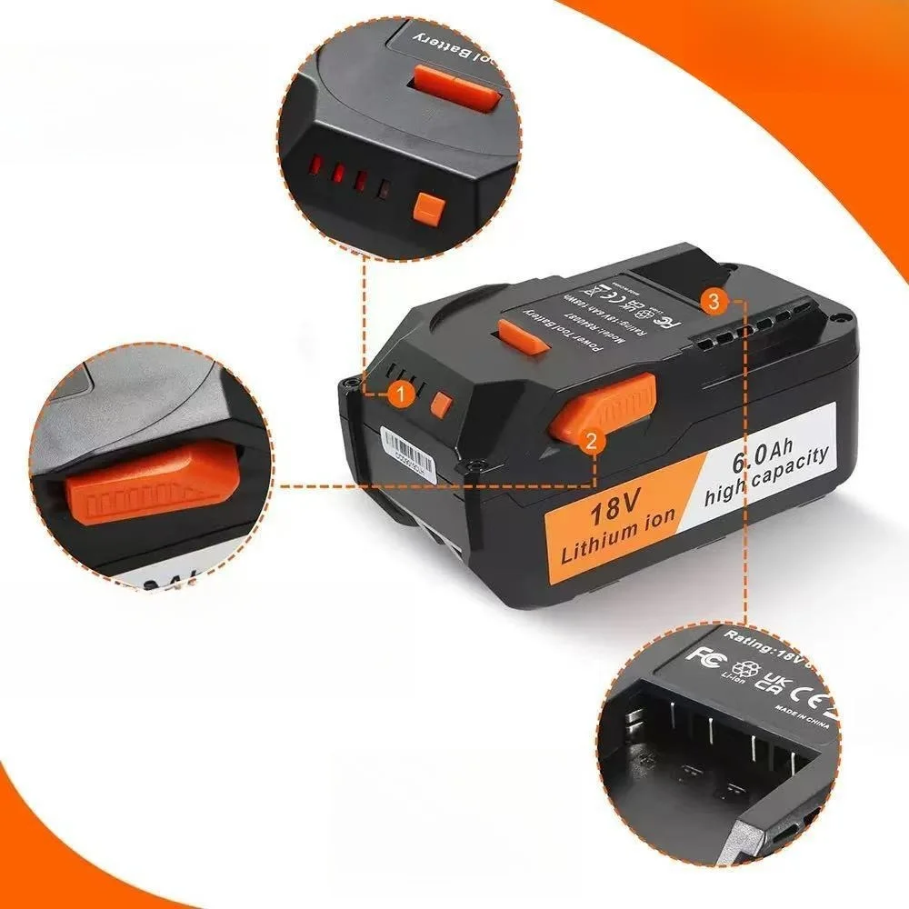 6000Mah 18V Replace…