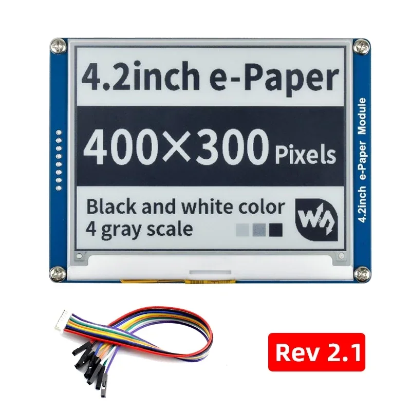 

Raspberry Pi 4.2 Inch E-ink Display Module 400x300 E-paper Screen SPI Interface Embedded Controller Monitor for Pi 4B 3B Zero