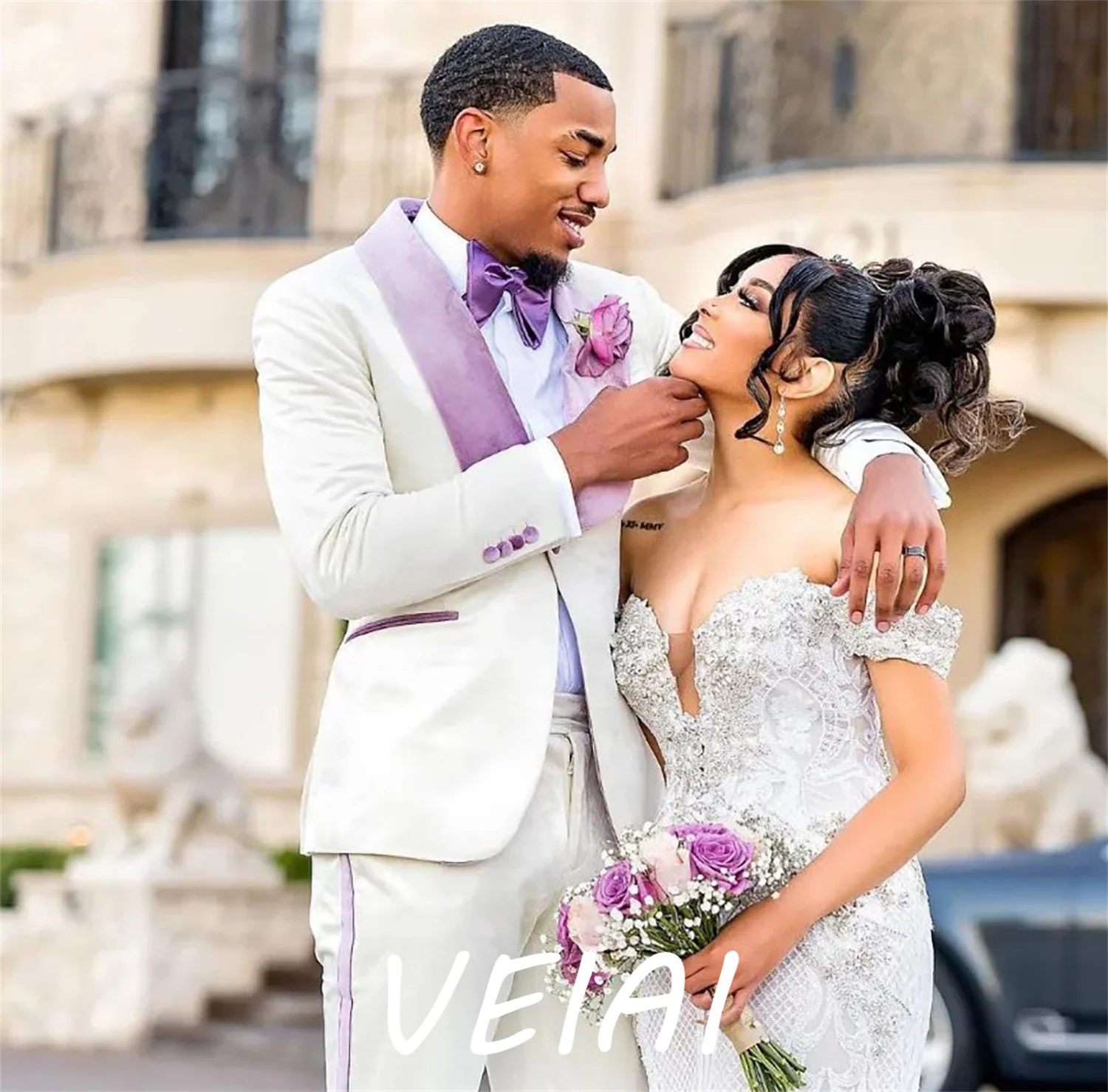 

CustomizedBlazer Sets Gray Boyfriend Suit For Wedding Double Breasted Luxury Men'S Clothies Business Casual Social Formal Clothi