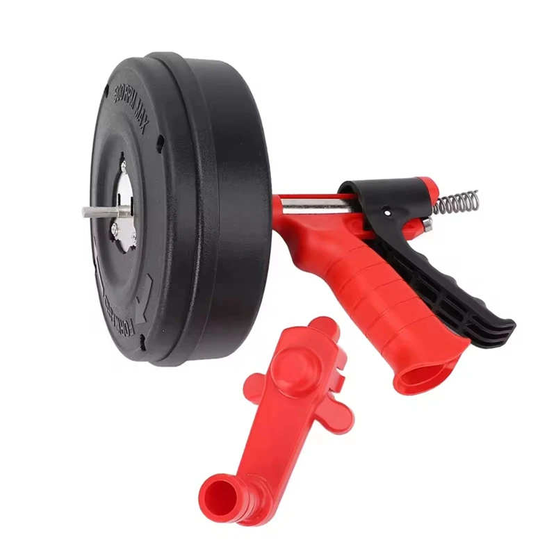 7.5-Meter Spring Draining Snake Clog Remover 65 Manganese Steel Flexible High Hardness Manual or Drill Powered