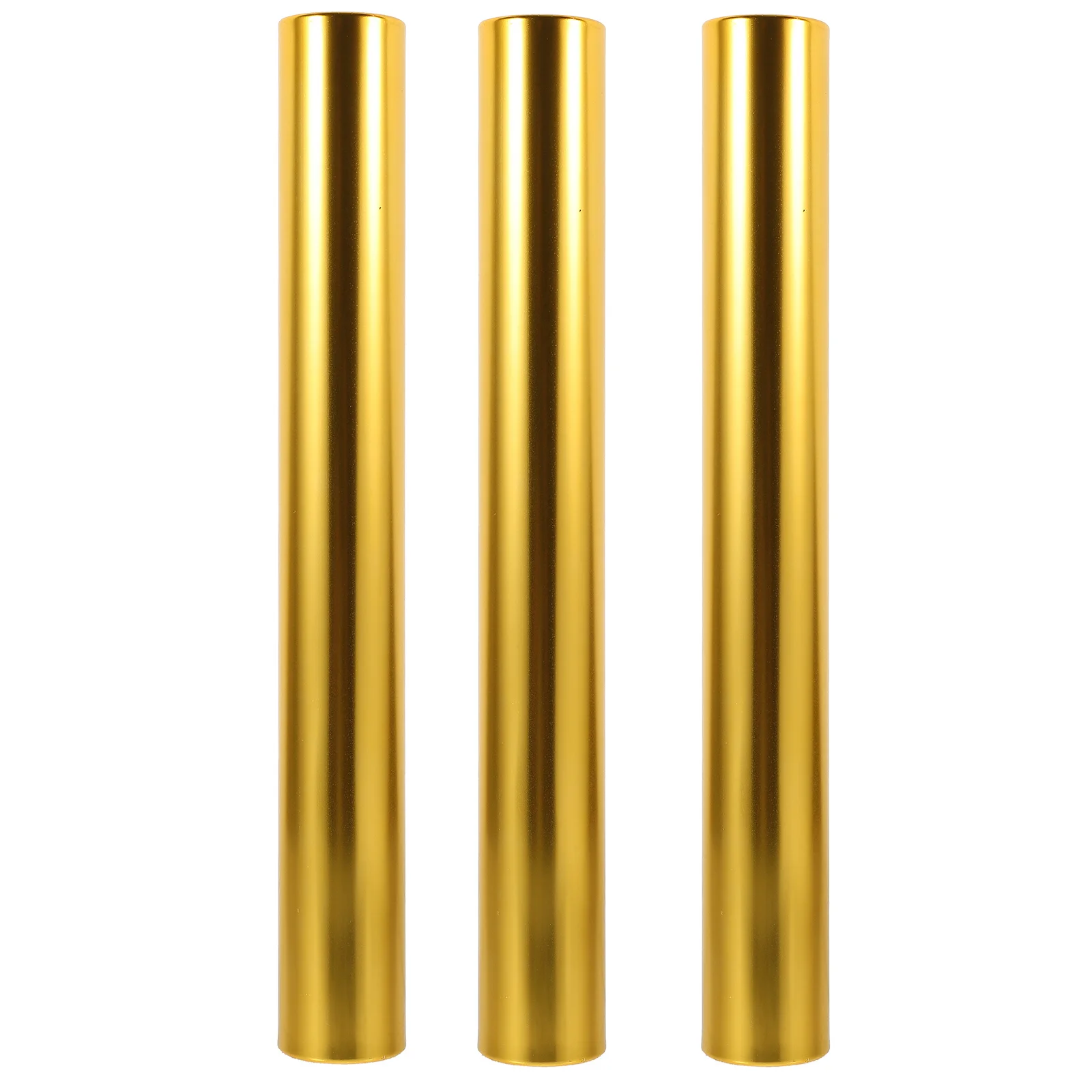 

3Pcs Relay High-Quality Metal Stick for Training Reusable Race Equipment School Sports Competition Accessory