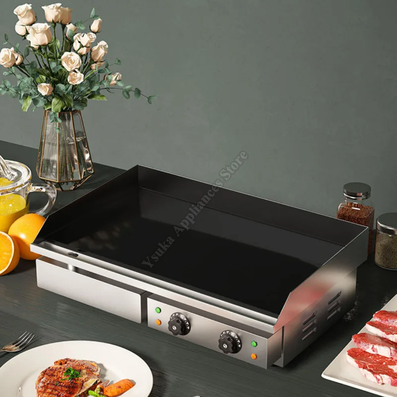 Electric Griddle Hand Held Pancakes Grilled Cold Noodles Iron Plate Barbecue Squid Fried Steak Thick Crust Electric Griddle