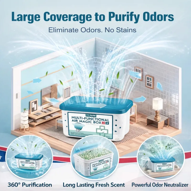 Desiccant Moisture Absorber Odor Eliminator Air Freshener Dehumidifier For Humidity Control Dust Removal Home Car Closet