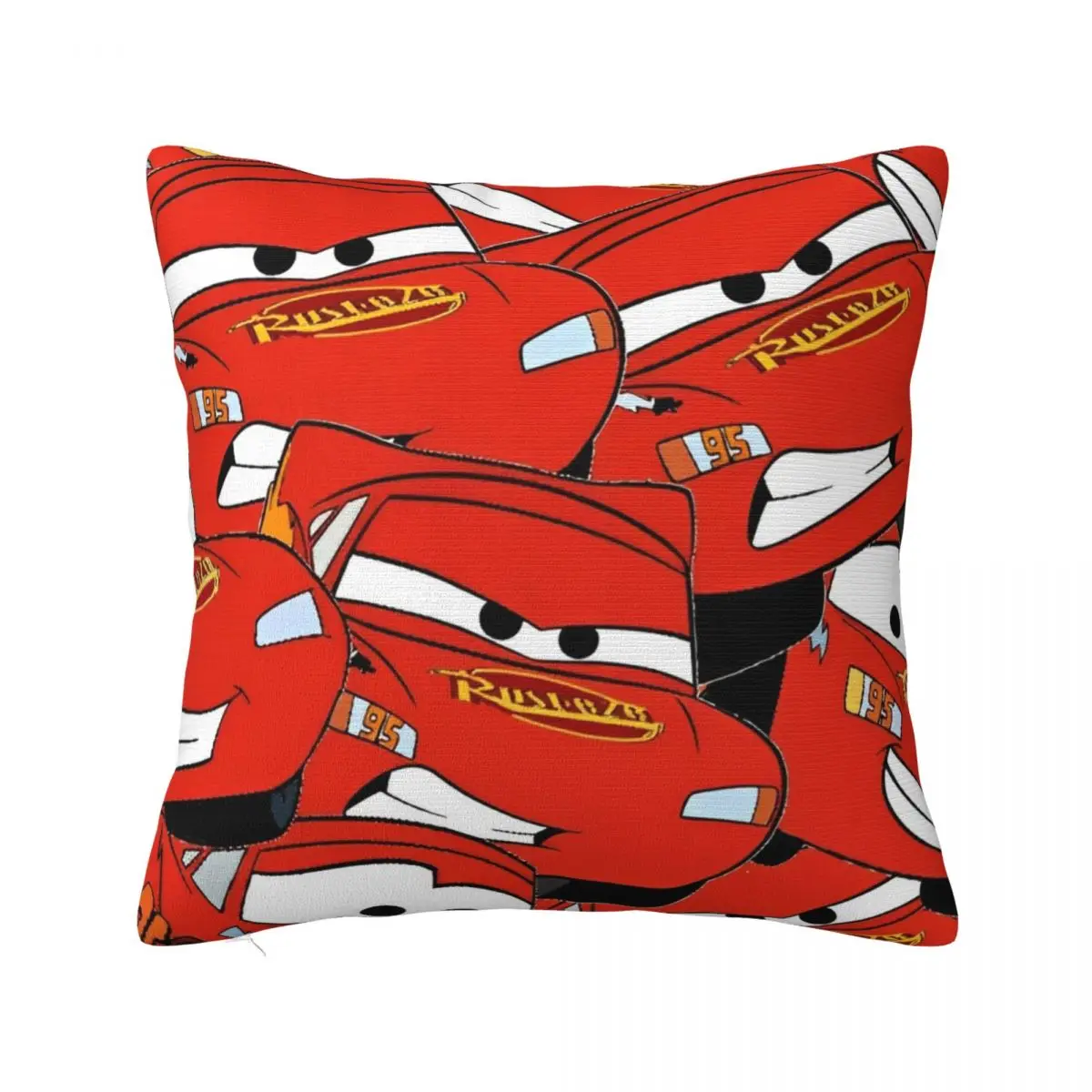 Lightning Mcqueen Pillowcase Printing Fabric Cushion Cover Decoration Pillow Case Cover Home Zippered 45X45cm Multi Size