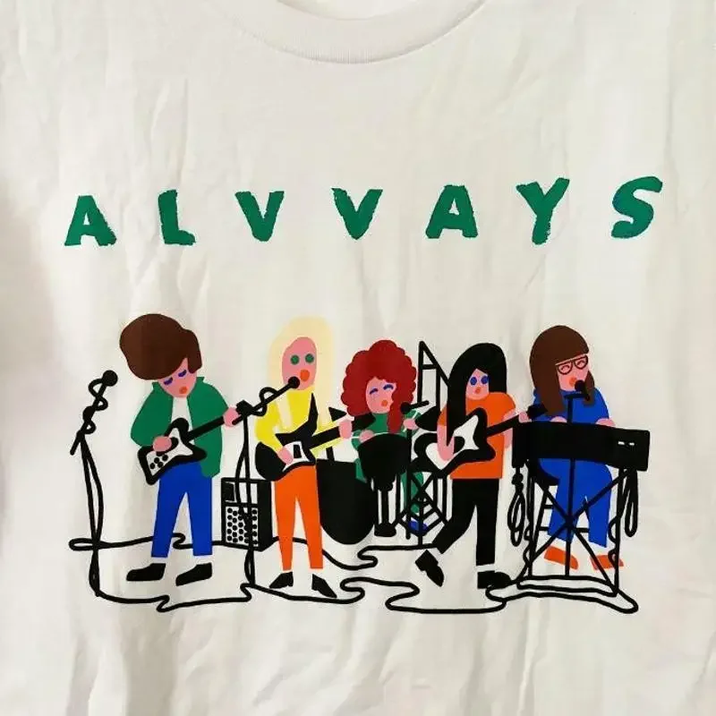 Alvvays Band Drawing Perform Music Cotton Adult T Shirt