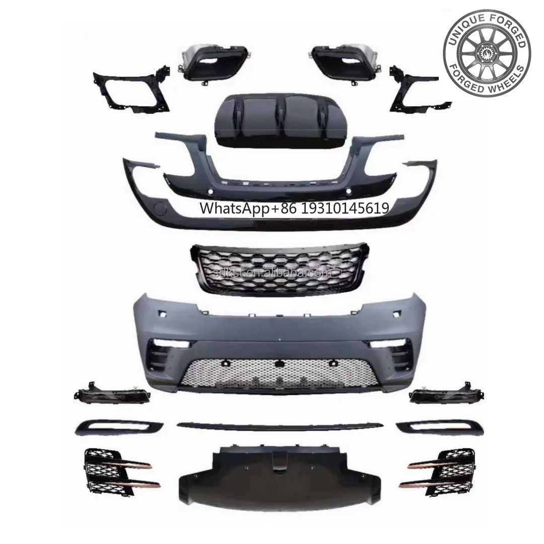 26style Front Rear Bumper Exhaust Tips Body Kits For Range Rover Velar L560 Upgrade