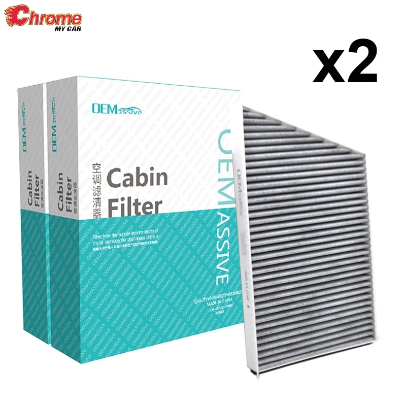 2x Car Pollen Cabin Filter Activated Carbon 2038300918 For Mercedes-Benz C-Class S202 W203 CL203 CLK C209 A209 CLC-Class CL203