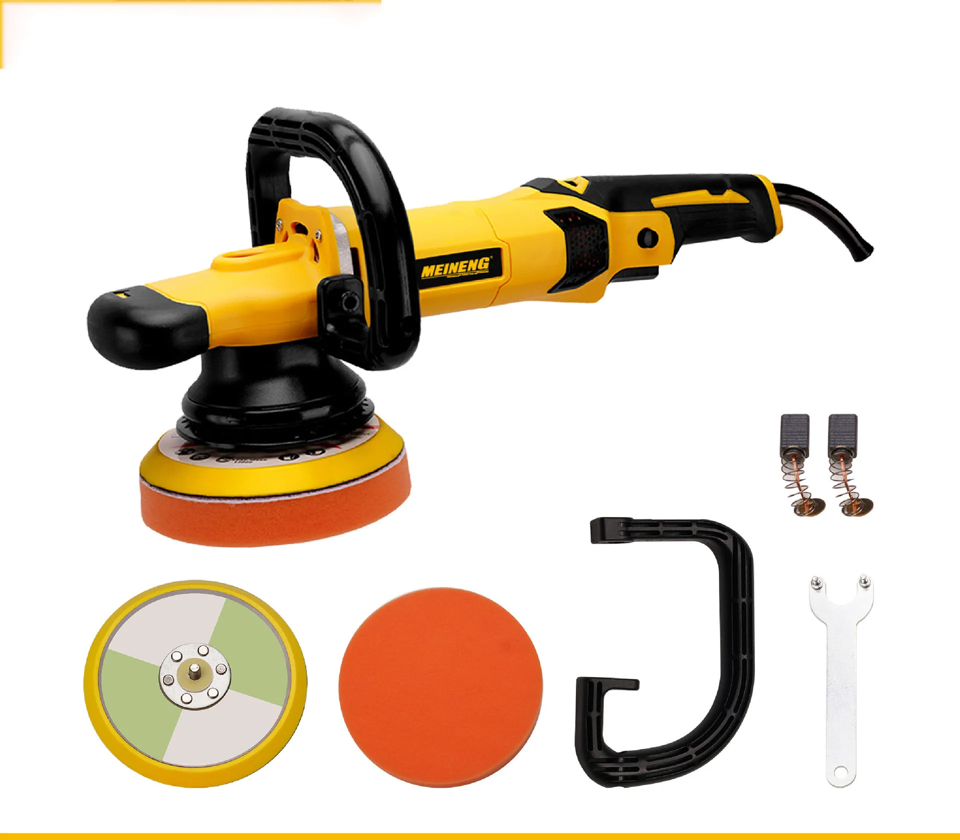 Industrial Random Orbital Electric Polisher Dual Action Car Buffer Waxing Machine Variable Speed Polishing Tool Auto Detailing