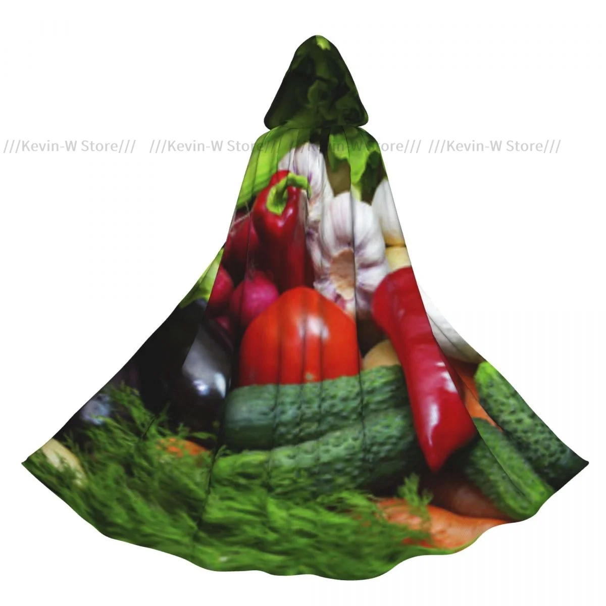 

Плащ для взрослых, накидка с капюшоном, свежие овощи, средневековый костюм, ведьма, Викка, вампир, эльф, Пурим, карнавальная вечеринка