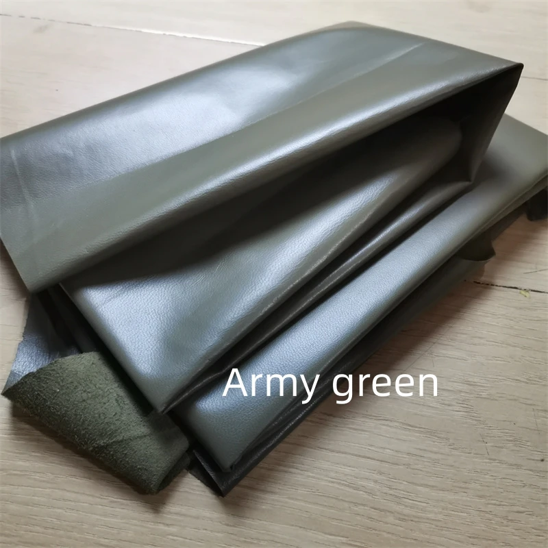 0.3mm Ultrathin Army Green Sheepskin.First Layer Leather.Real Leather Fabric.Handmade DIY Clothes.Down Repair.Whole Sheepskin