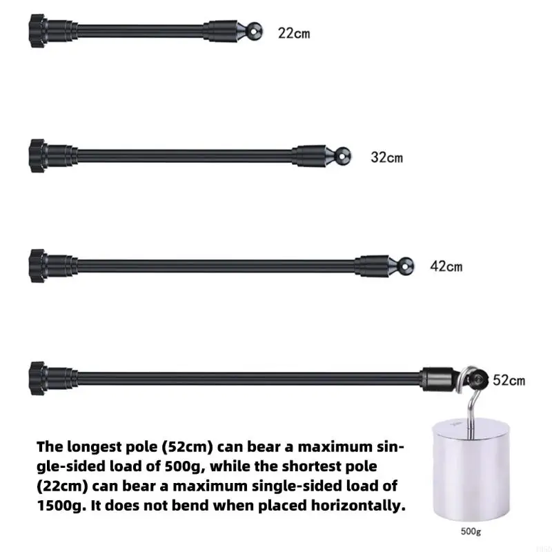 Adjustable Extension Arm With Ball Joint Rotation Multifunction Device Mounting Tool for Phone Tablet Car Mount 17mm Socket 