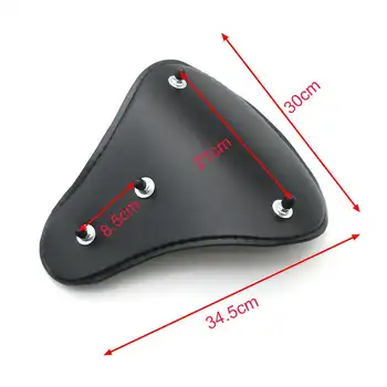 適用於Chopper Bobber Custom的通用摩托車駕駛單人座椅坐墊替換件(棕色) 10 最佳銷售 鮑伯座椅 - №7