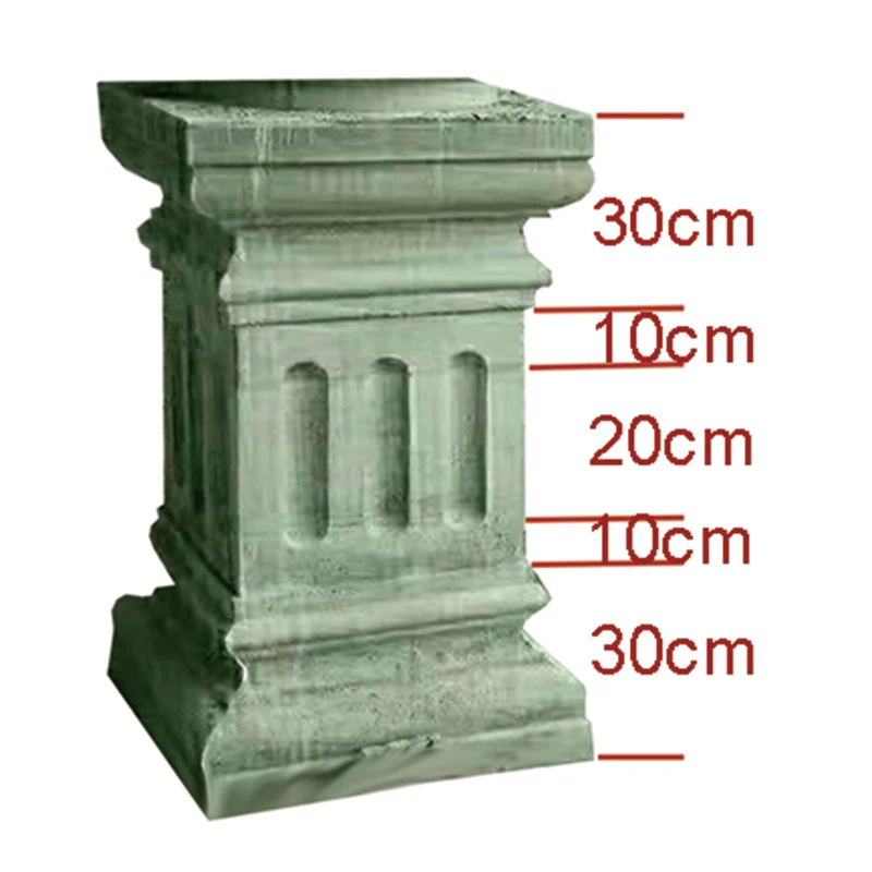 

ABS plastic concrete square pillar base molds