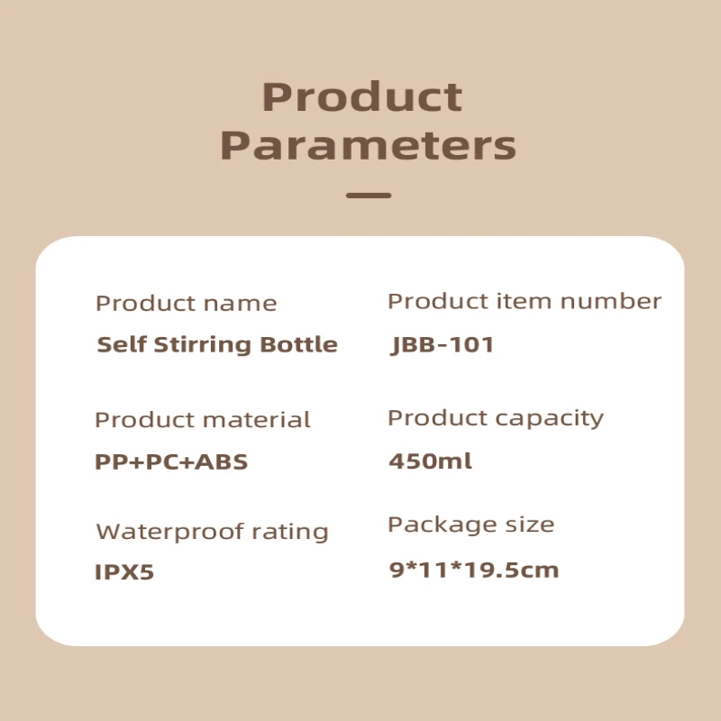 Tazza portatile USB automatica da 500 mAh, tazza frullatore senza BPA per caffè, frullati proteici, latte in polvere, coperchio a prova di perdite, design con venature del legno