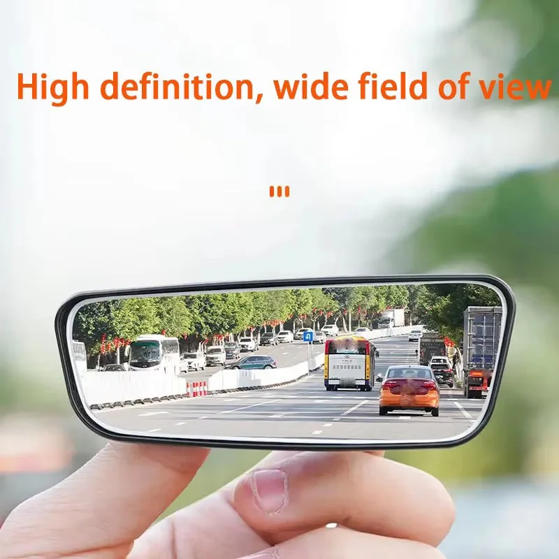 MOBIDEA 360° Adjustable Blind Spot Mirror HD Wide Angle Convex Rearview Mirror for Car Safety