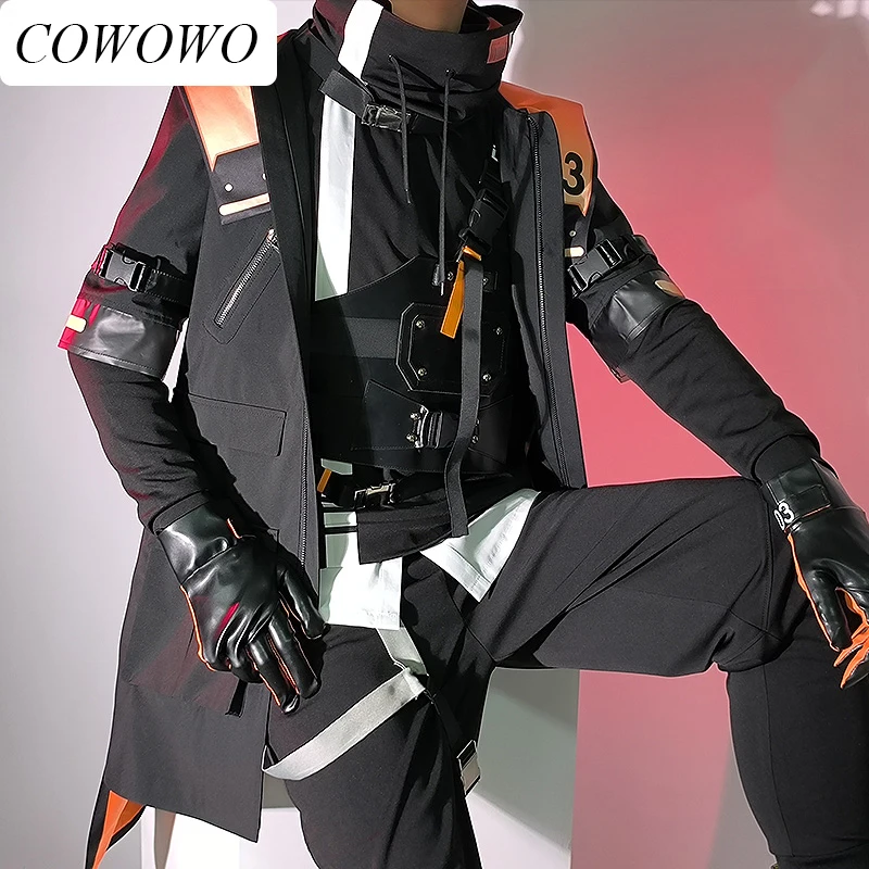 COWOWO Anime! Vtuber Nijisanji Nocytx Alban Knox Game Suit Handsome Uniform Cosplay Costume Halloween Party Outfit Unisex S-3XL