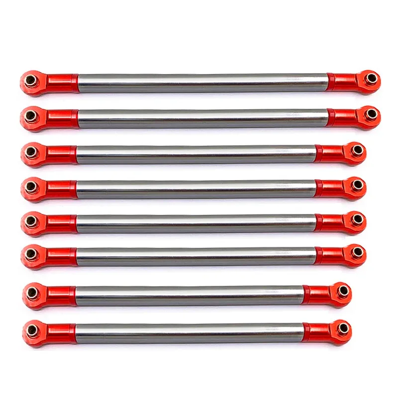 RC Car 1set Aluminum Alloy Link Rod 313MM Wheelbase Universal for 1/10 RC Car Crawler Axial SCX10