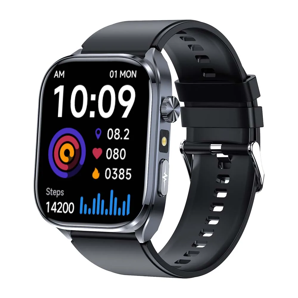 2026 Wholesale Custom Logo Android IOS Fitness Tracker ECG PPG HRV Smart Watch For Men Women