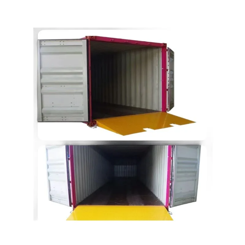 Slope forklift springboard, load 8 tons, packed slope truck springboard