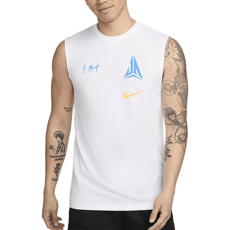 Nike officieel origineel Ja Dri-FIT droog mouwloos basketbal-T-shirt voor heren FV8401-100