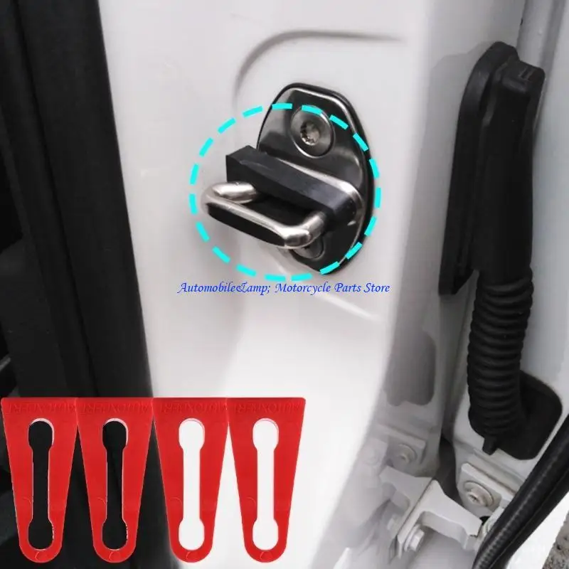 H7BD 4pcs Door Lock Impact Dampers Buffer Cushions Dampening Mats Suitable For Car Enhances Comfort And Protect Against Wear