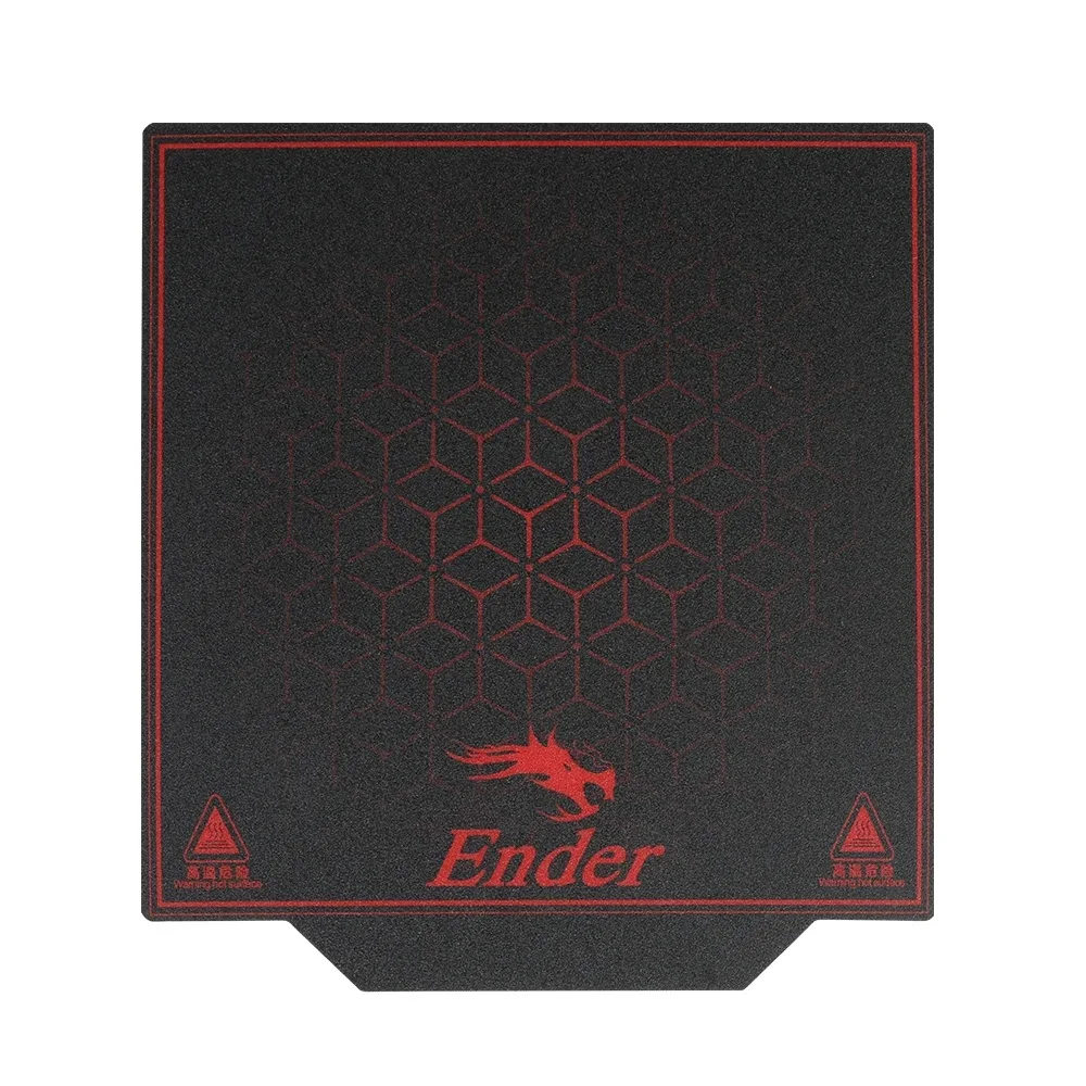 Creality Ender-2 Pro สติ๊กเกอร์แม่เหล็กนิ่มยืดหยุ่นได้3D ชิ้นส่วนเครื่องพิมพ์185*170*1มม. ถอดง่ายรุ่นทนความร้อน