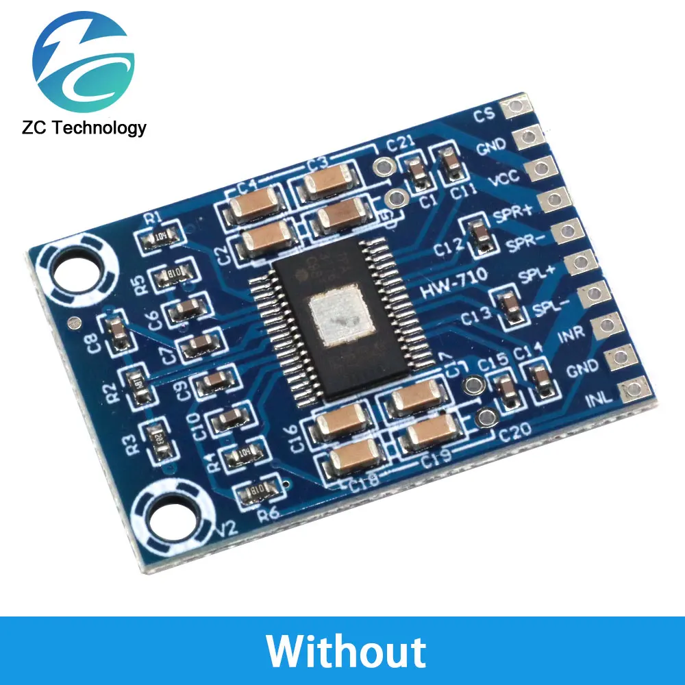 DC 12V-24V 2x50W Dual Channel Mini Digital D Class 50W+50W TPA3116D2 TPA3116 XH-M562 Power Amplifier Board