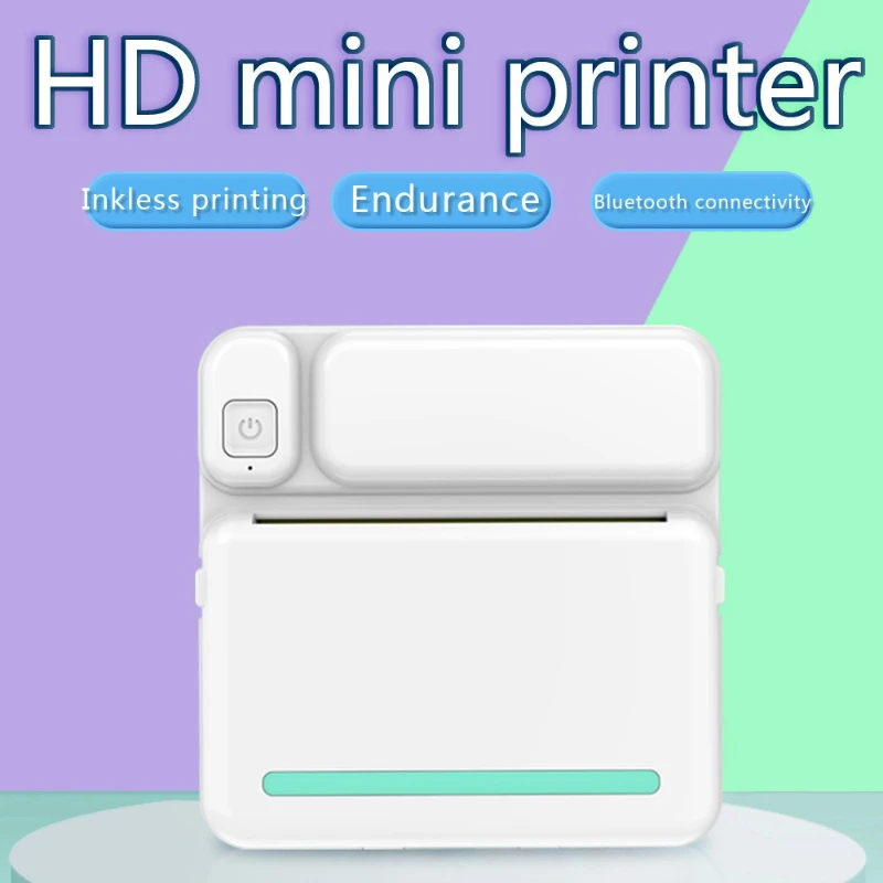 

HD Label Printer Bluetooth Thermal Sticky Note Printing Self-adhesive Sticker Small Smart Labeling Machine