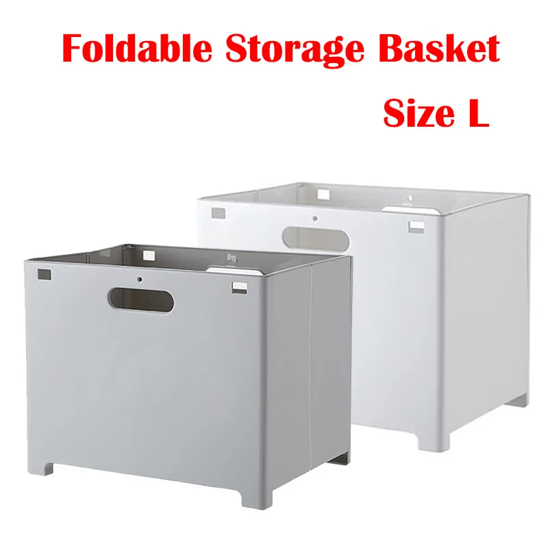 

Large Capacity Collapsible Storage Basket Foldable Punch-free Wall Mounted Clothing Laundry Basket Portable Carrier Basket Home