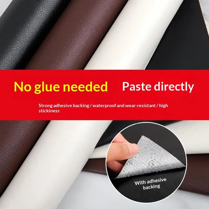 Selbstklebendes Leder-Reparaturband für Heimwerker – Ideal für Sofa, Motorrad, Autositz, Taschen und mehr – Detail 9