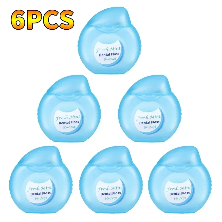Teeth Floss Roll Effectively Removes Plaque & Food Residues, Multi-Care Oral Cleansing with Fine Safe Thread for Daily Use