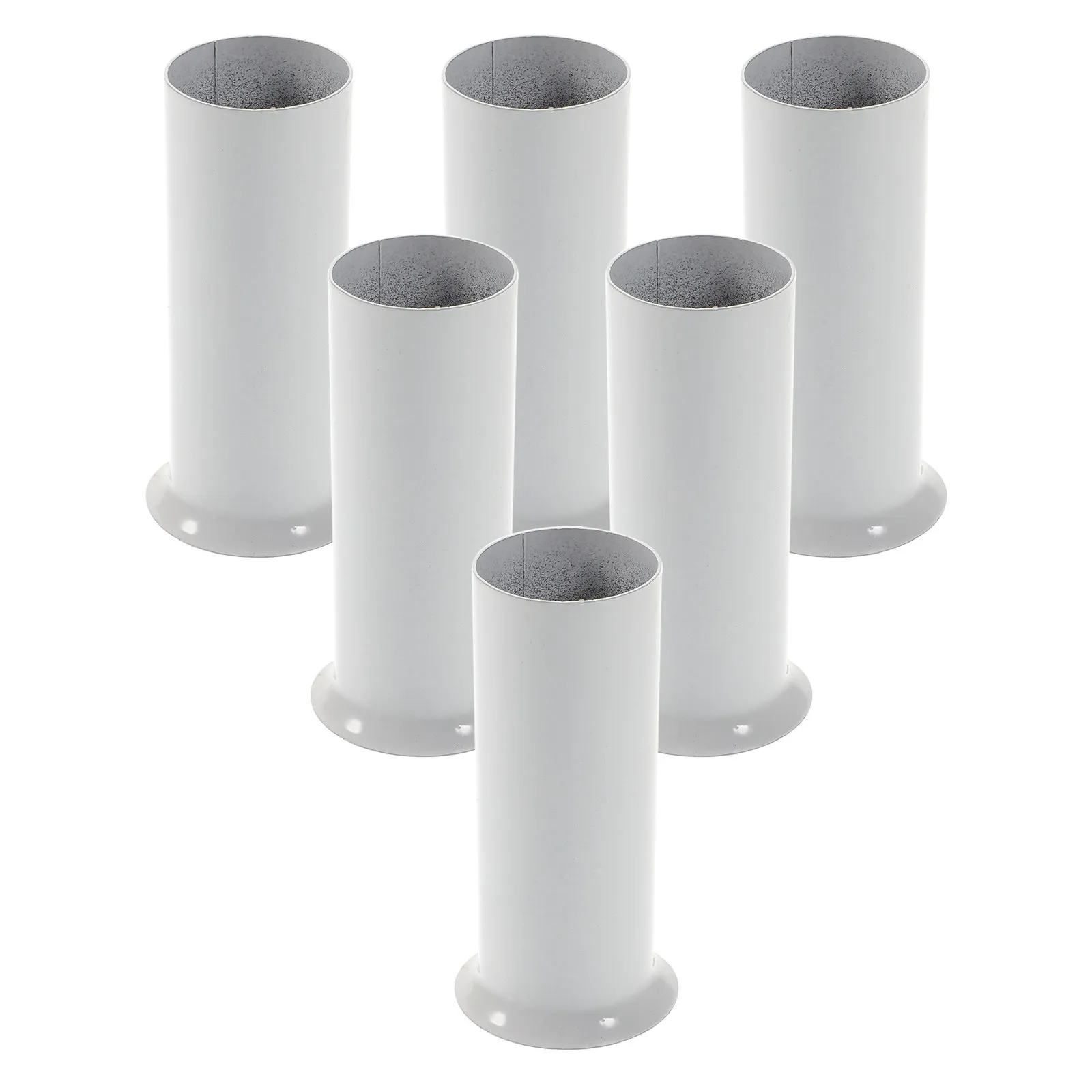 

6 шт. металлических защитных колпачков для оснований люстр, устойчивые большие заглушки для патронов ламп и канделябров