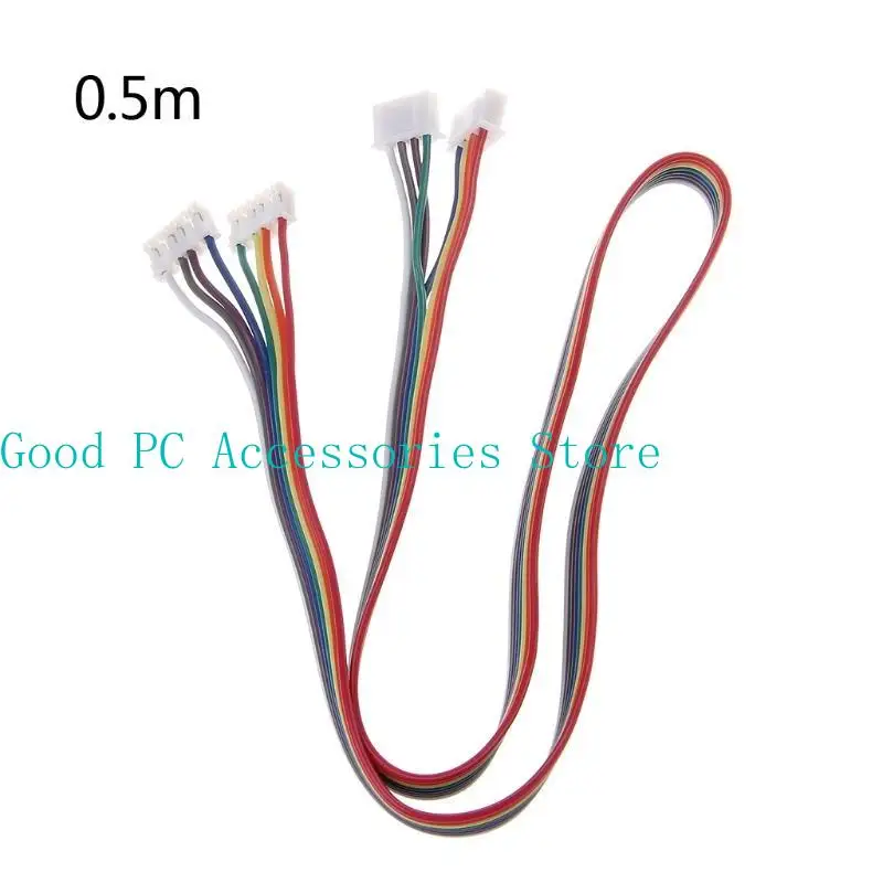 

652F 2 Pieces XH2.54 4pin to XH2.0 6pin Paralled Motor Connector Cables for NEMA 17 42 Stepper Motor 3D Printer Parts