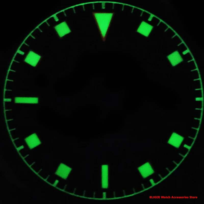 Bliger New 33mm Mechanical Watch Dial Luminous Dial Literally Fits NH34 NH35 NH36 NH37 NH38 Miyota 8205 ETA2836 2824 PT5000