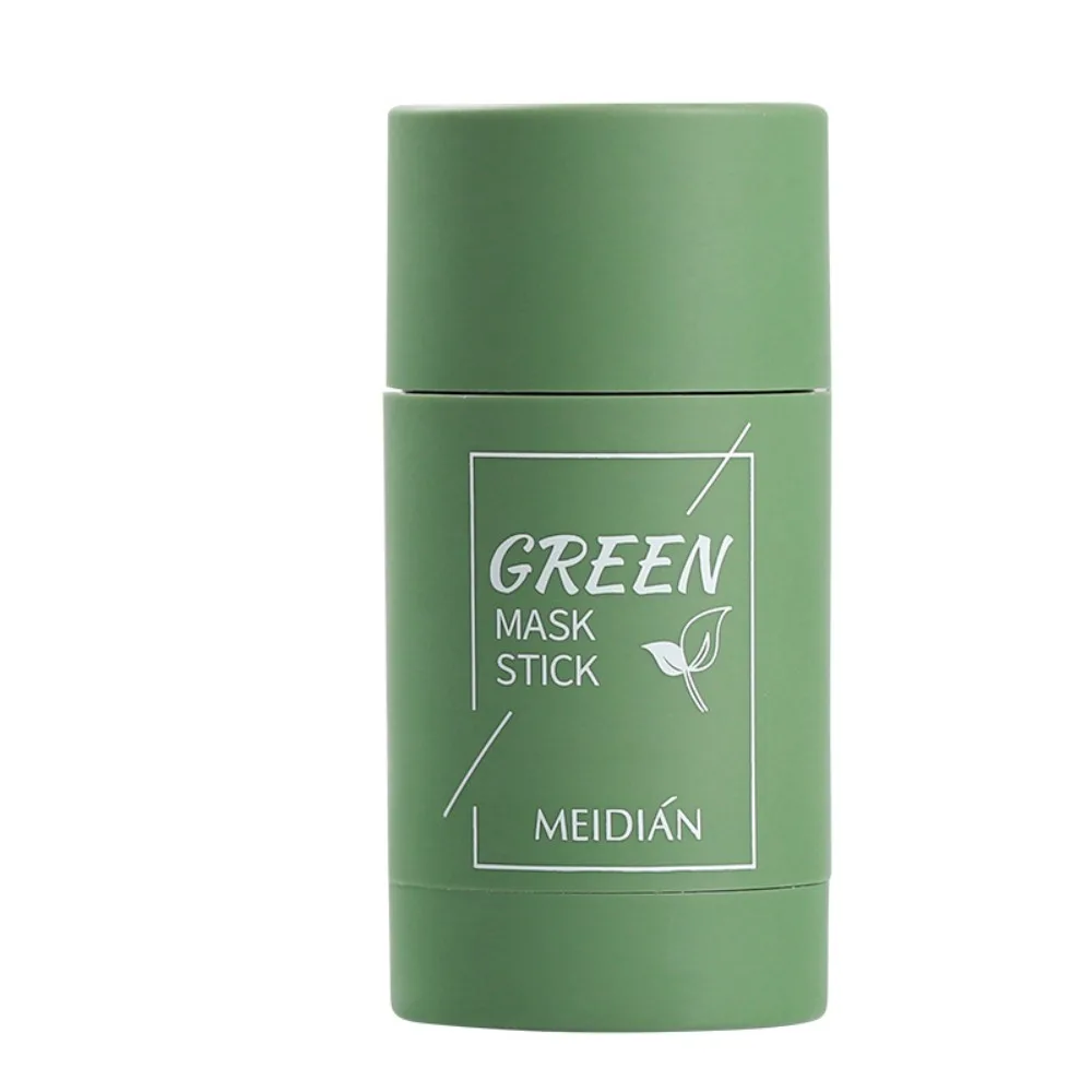 

2pcs Plant Solid Facial Mask Stick Anti-acne Oil Control Green Tea Mud Stick Beauty Hydrating Deep Cleansing Masks
