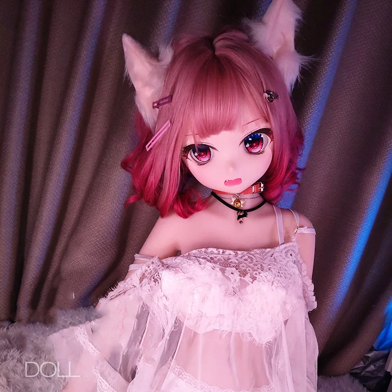RENHEYUOU Doll Cat Girl Festival Gift Japanese Anime Men's Toy Detachable Head Soft Material