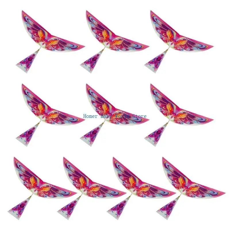 B2QD Gummiband Power DIY Eltern-Kind Interaktive Vogel Modell Drachen Kinder Outdoor Spielzeug