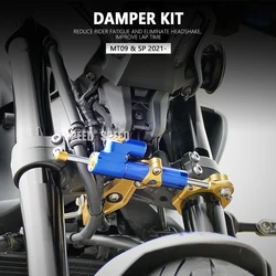 New Motorcycle Accessories Aluminum Alloy Steering Damper Bracket Set For Yamaha mt09 MT-09 MT 09 MT09 SP 2021 2022 2023